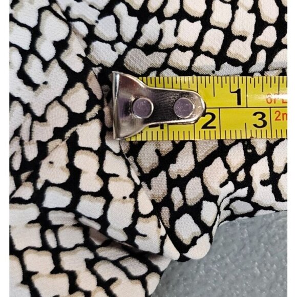 Banana Republic Womens 4 Ryan Pants in Cool Neutral Boa Print - Picture 10 of 12